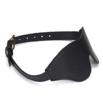 Liebe Seele - Dark Secret - Black Leather Blindfold - BDSM Sex Toys