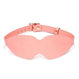 Liebe Seele Pink Dream Leather Blindfold - BDSM Bondage Accessories | Avec Amour Lingerie