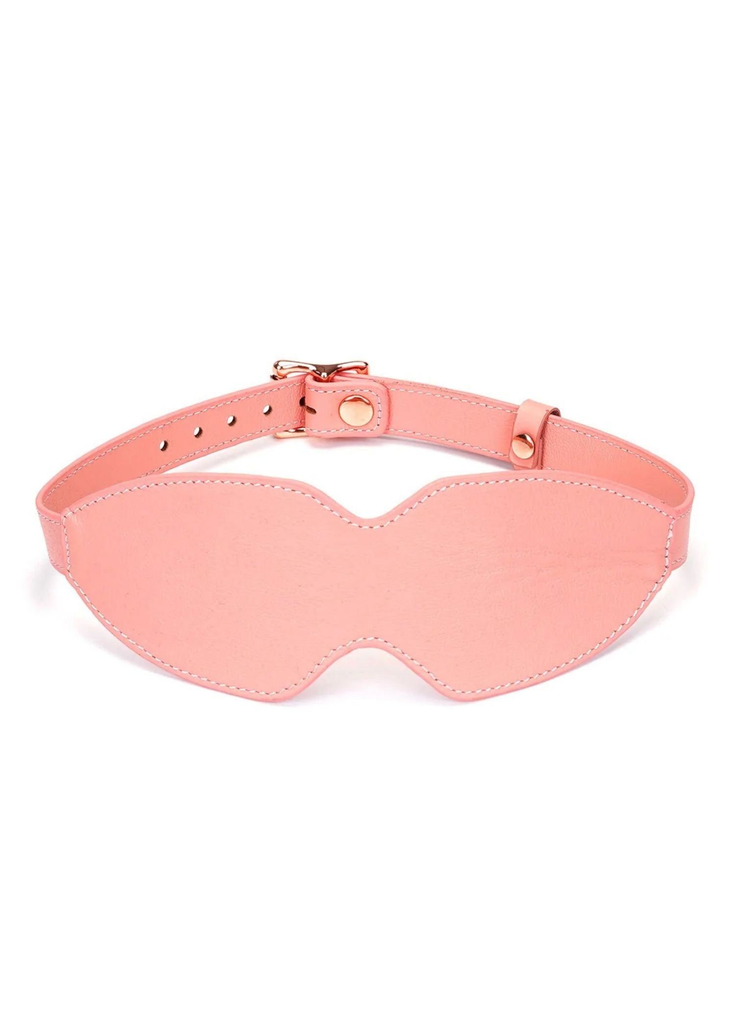 Liebe Seele Pink Dream Leather Blindfold - BDSM Bondage Accessories | Avec Amour Lingerie