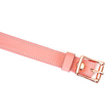 Liebe Seele Pink Dream Leather Blindfold - BDSM Bondage Accessories | Avec Amour Lingerie