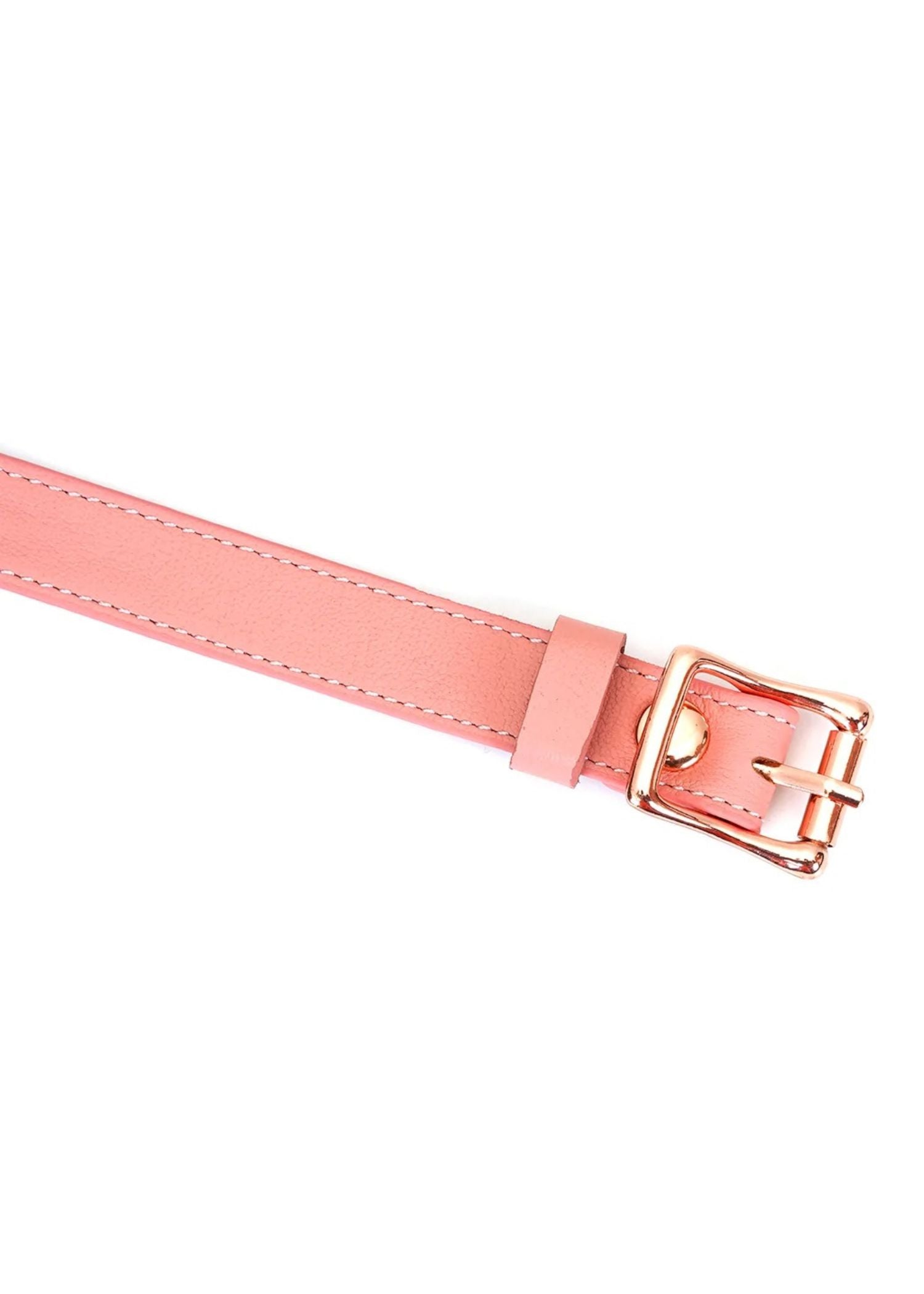 Liebe Seele Pink Dream Leather Blindfold - BDSM Bondage Accessories | Avec Amour Lingerie