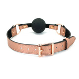 Liebe Seele Rose Gold Memory Ball Gag - BDSM Bondage Sex Toys | Avec Amour