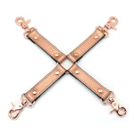 Liebe Seele Rose Gold Memory Hogtie - Handcuff / Ankle Cuff Accessory - BDSM Bondage Sex Toys | Avec Amour