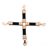Liebe Seele Rose Gold Memory Hogtie - Handcuff / Ankle Cuff Accessory - BDSM Bondage Sex Toys | Avec Amour