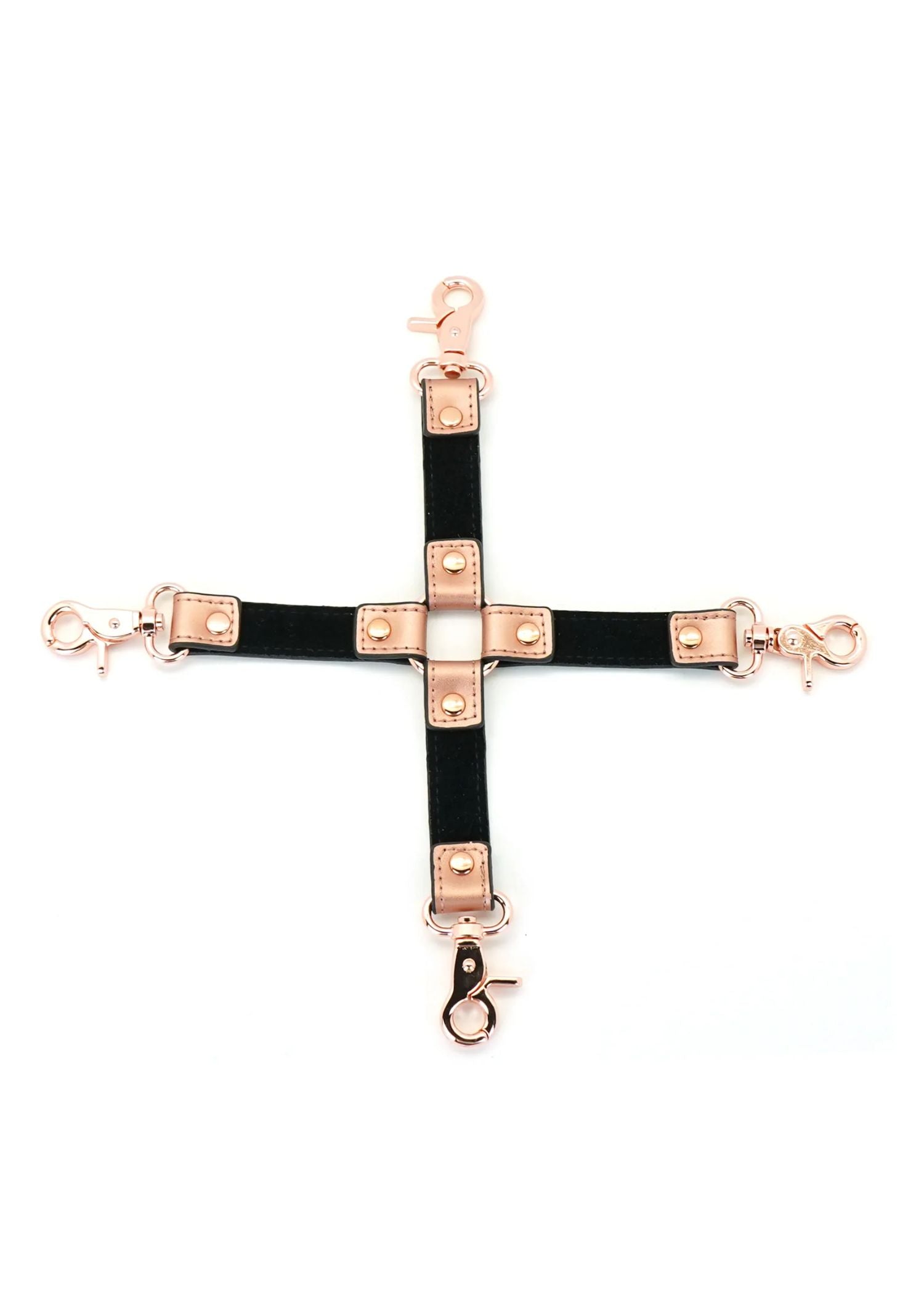 Liebe Seele Rose Gold Memory Hogtie - Handcuff / Ankle Cuff Accessory - BDSM Bondage Sex Toys | Avec Amour