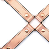 Liebe Seele Rose Gold Memory Hogtie - Handcuff / Ankle Cuff Accessory - BDSM Bondage Sex Toys | Avec Amour