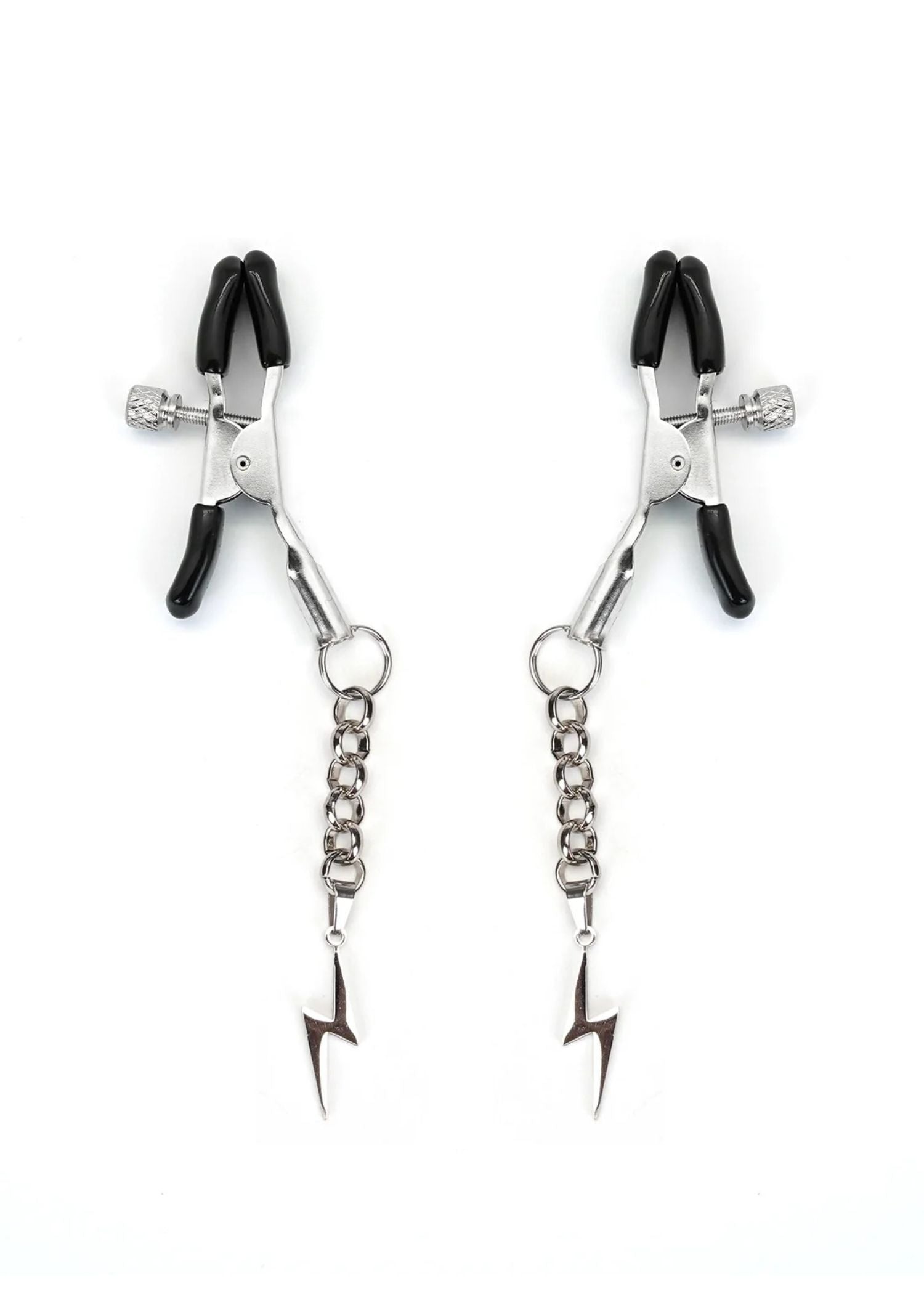 Liebe Seele Silver Lightning Nipple Clamps - Bedroom Fun | Avec Amour Lingerie