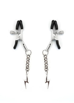 Liebe Seele Silver Lightning Nipple Clamps - Bedroom Fun | Avec Amour Lingerie