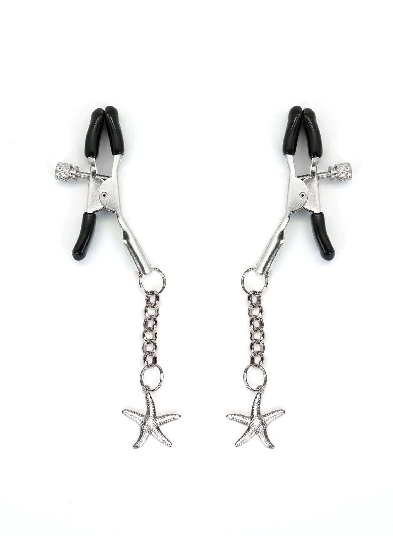 Liebe Seele Silver Starfish Nipple Clamps - BDSM Bondage Accessory | Avec Amour