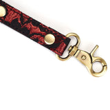 Liebe Seele Victorian Garden Red Lace Hogtie - Handcuff & Ankle Cuff Attachment - BDSM Bedroom Fun | Avec Amour Lingerie