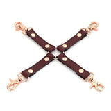 Liebe Seele - Wine Red - Leather Hogtie - BDSM Sex Toys