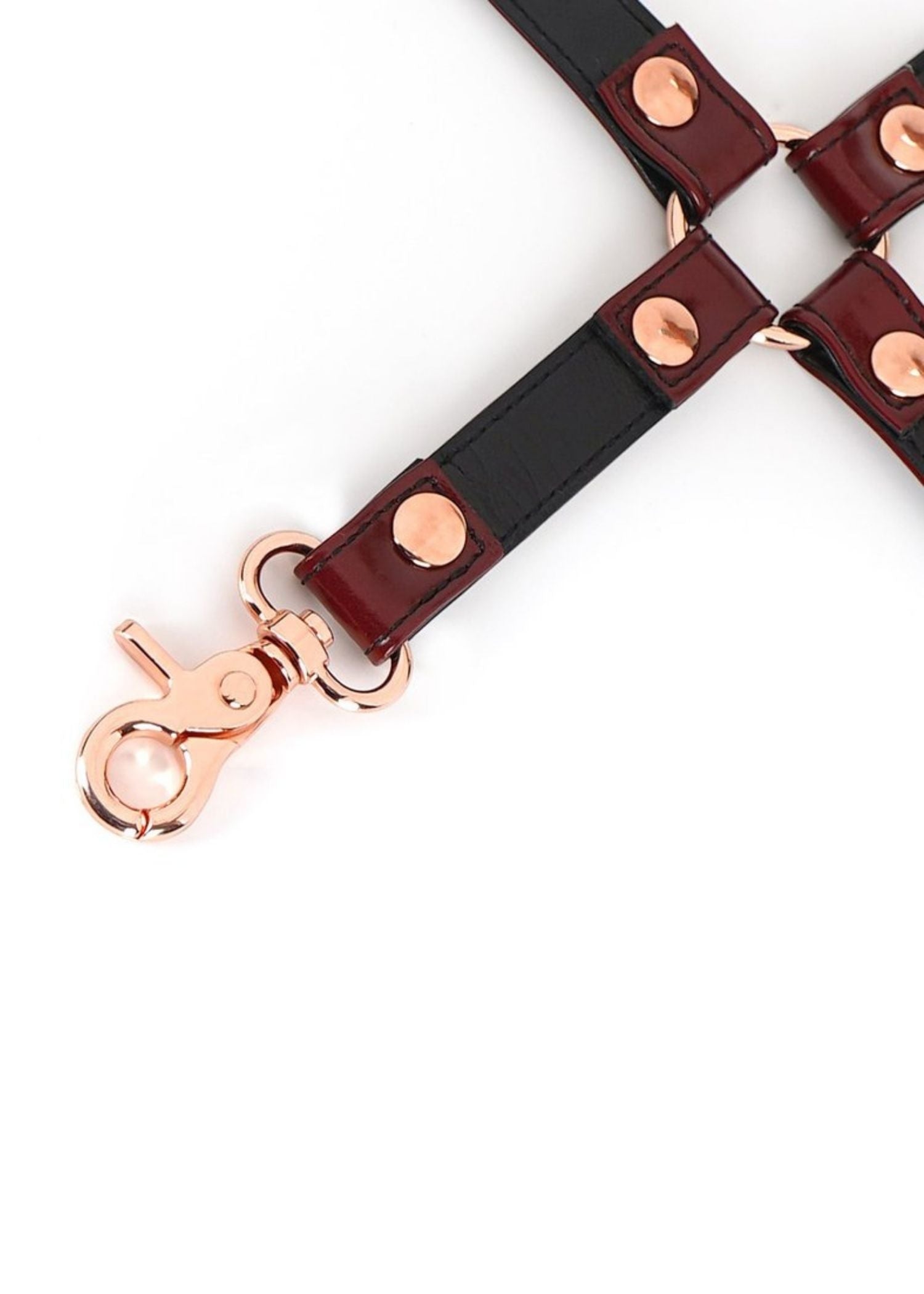 Liebe Seele - Wine Red - Leather Hogtie - BDSM Sex Toys