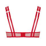 Maison Close Accroche Coeur Open Cup Bra (Red) | Avec Amour Lingerie