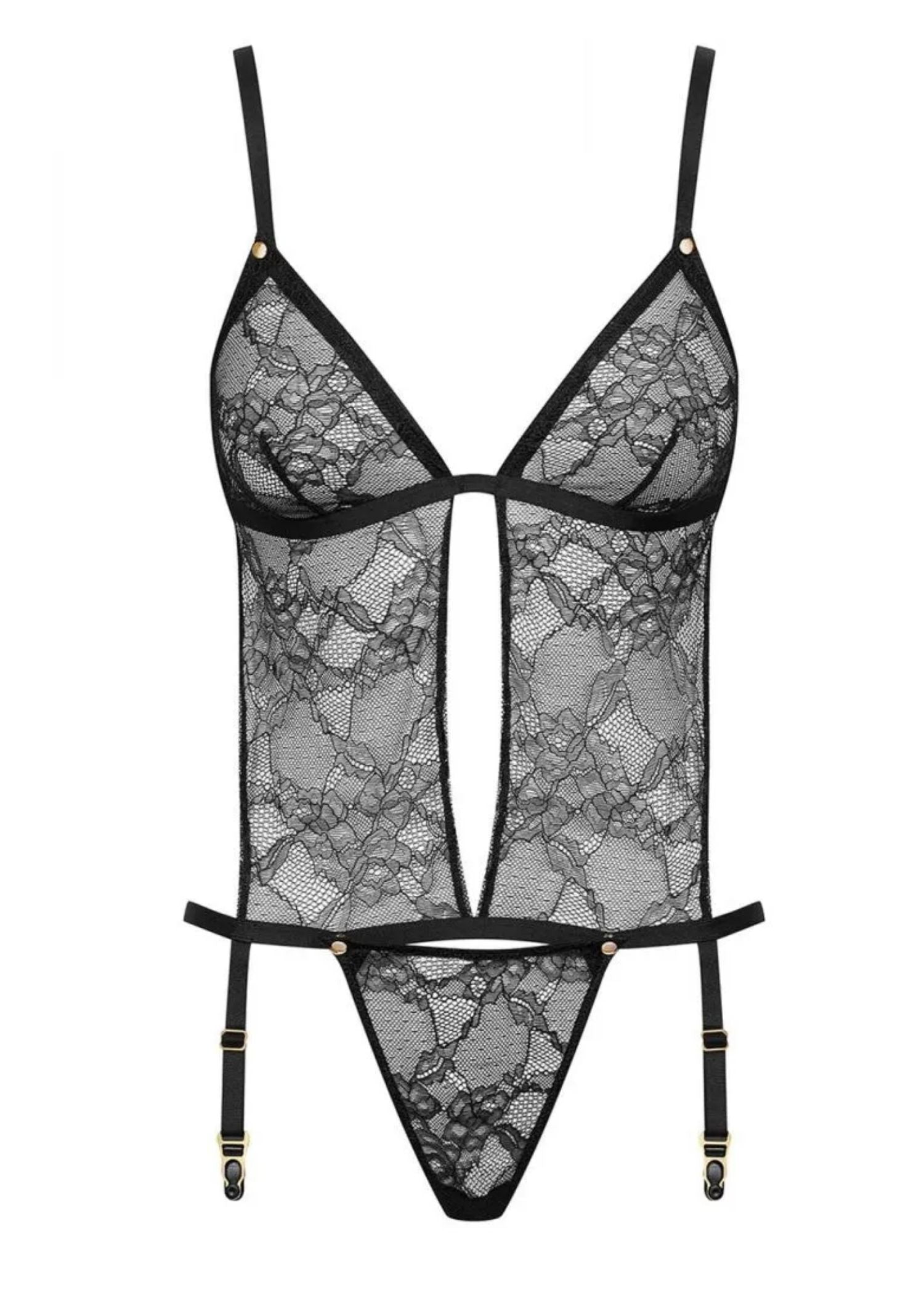 Maison Close Le Petit Secret Lace Body Detachable Thong | Sexy Lingerie