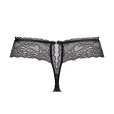 Maison Close Le Petit Secret Openable Tanga - Black Lace Thong | Avec Amour Sexy Lingerie