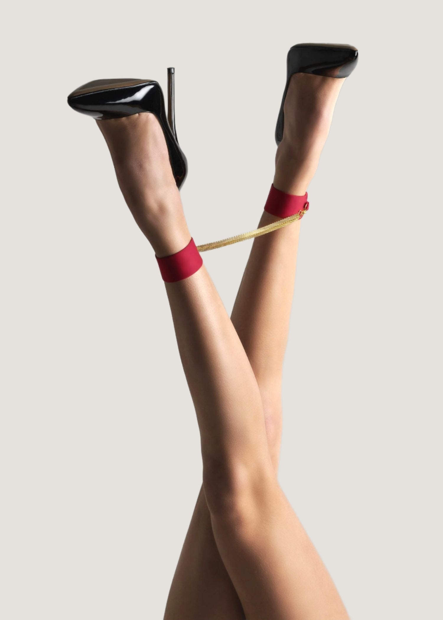 Maison Close Tapage Nocturne Handcuff / Ankle Cuff (Red) | Avec Amour Sexy Lingerie Accessory