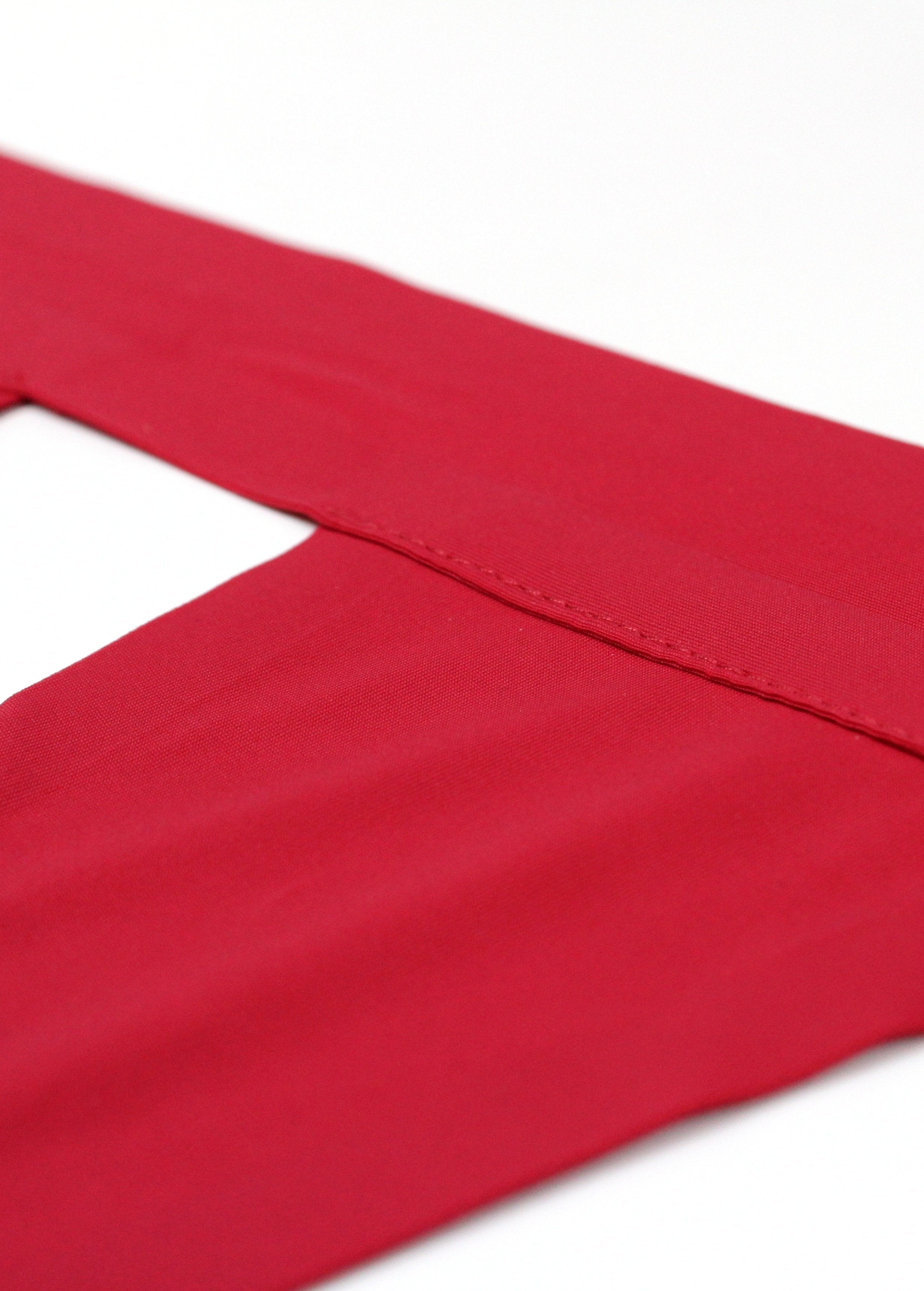 Maison Close Tapage Nocturne Open Thong (Rouge) - Crotchless Underwear | Avec Amour Sexy Lingerie
