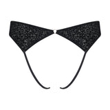 Muse by Coco de Mer Ava Open Knicker - Ouvert Panty (Black) | Avec Amour Sexy Lingerie