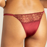 Muse by Coco de Mer - Lola Brazilian Knicker (Red Leopard) | Avec Amour Luxury Lingerie