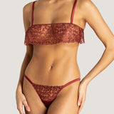 Muse by Coco de Mer - Lola Brazilian Knicker (Red Leopard) | Avec Amour Luxury Lingerie