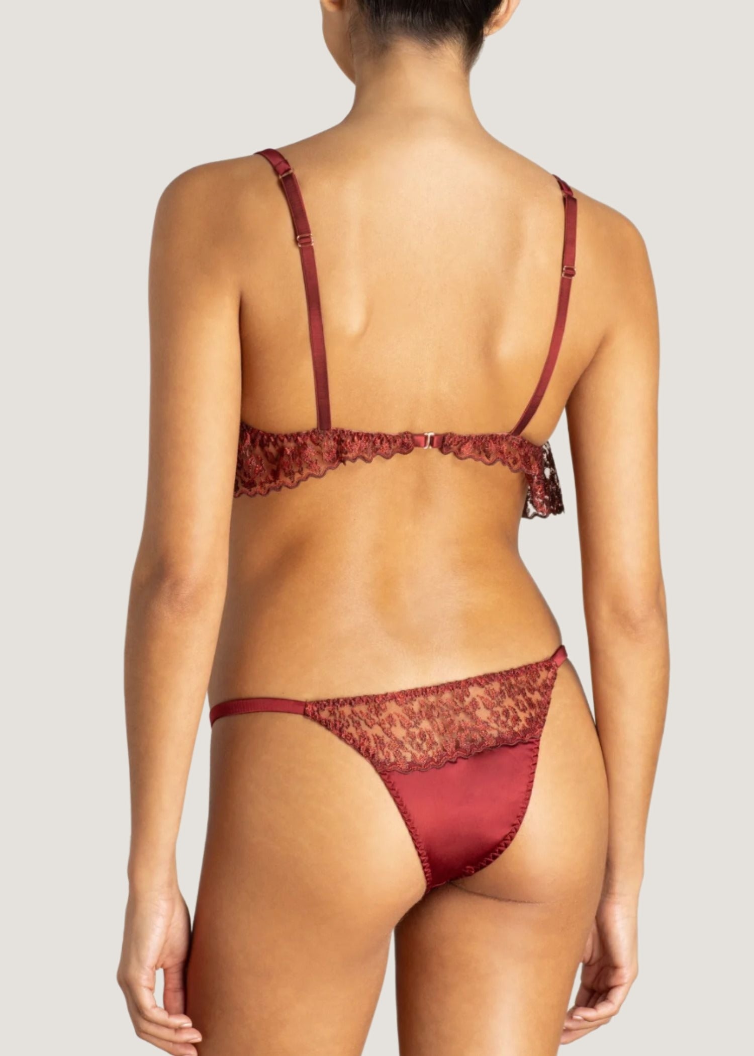 Muse by Coco de Mer - Lola Brazilian Knicker (Red Leopard) | Avec Amour Luxury Lingerie
