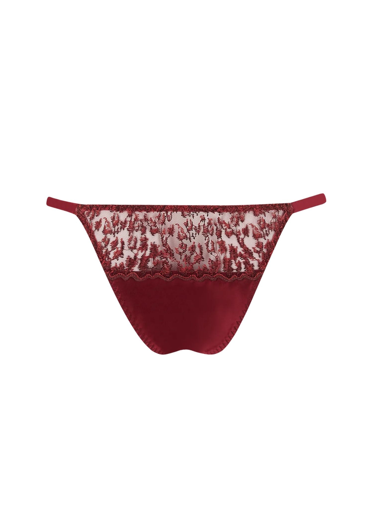 Muse by Coco de Mer - Lola Brazilian Knicker (Red Leopard) | Avec Amour Luxury Lingerie
