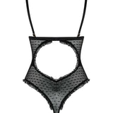 Muse by Coco de Mer - Sadie Bodysuit (Black) - Soft Lace, Silk Cups | Avec Amour Luxury Lingerie