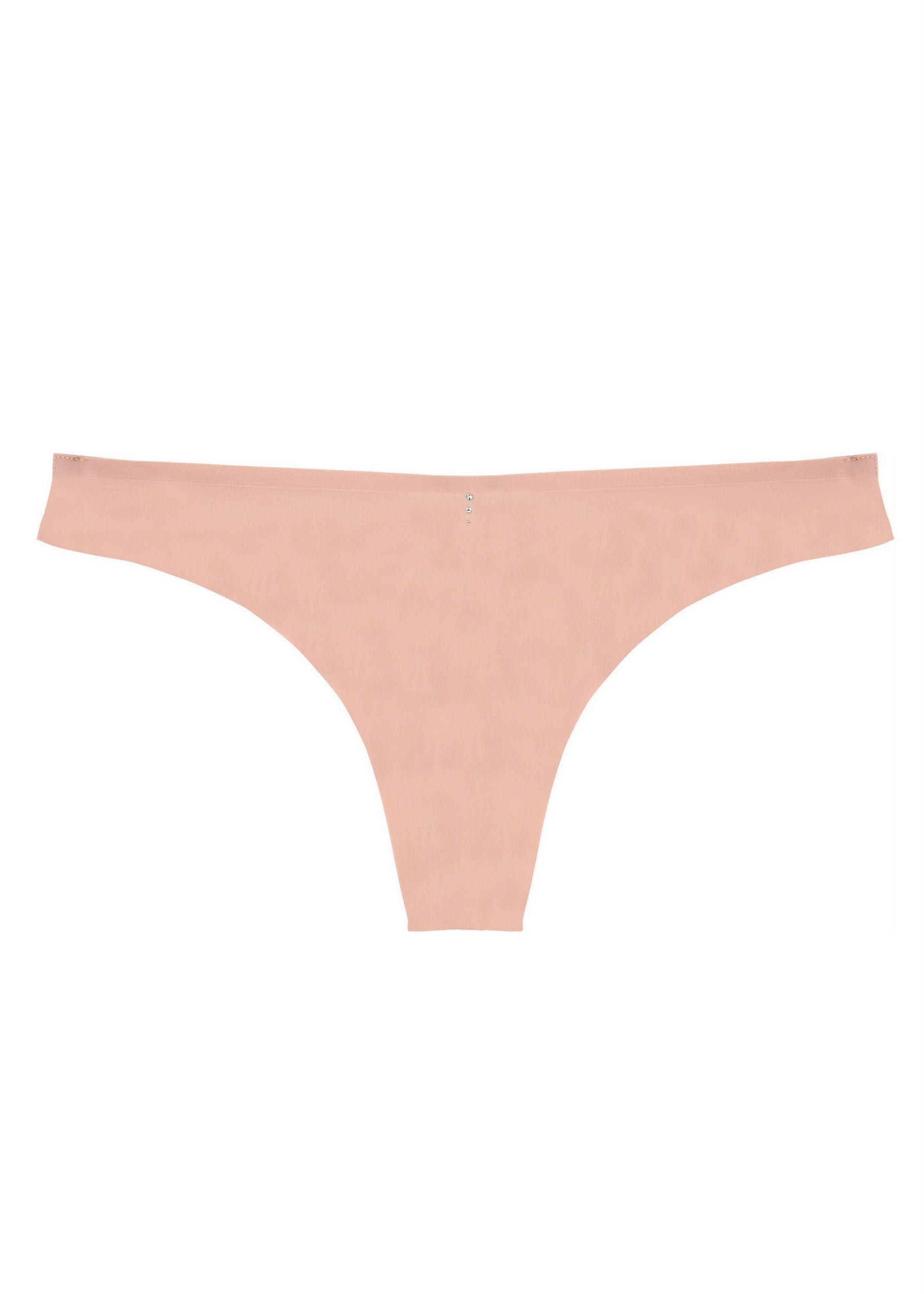 FMO Smooth Seamless Thong (Nude)-Bottoms-Pleasure State-AvecAmourLingerie