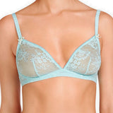 Gwyneth Gazing (TURQ) Demi Wire Bra-Bras-Stella McCartney Lingerie-AvecAmourLingerie