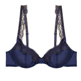 Clara Whispering Contour Balconette Bra (Dark Ink)-Bras-Stella McCartney Lingerie-AvecAmourLingerie