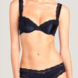 Clara Whispering Contour Balconette Bra (Dark Ink)-Bras-Stella McCartney Lingerie-AvecAmourLingerie