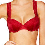 Clara Whispering Contour Balconnet Bra (Tango Red)-Bras-Stella McCartney Lingerie-AvecAmourLingerie