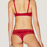 Clara Whispering Contour Balconnet Bra (Tango Red)-Bras-Stella McCartney Lingerie-AvecAmourLingerie