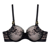 Stella Lace (Black) Balconette Bra-Bras-Stella McCartney Lingerie-AvecAmourLingerie
