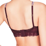 Jasmine Inspiring (Garnet Red) Contour Plunge Bra-Bras-Stella McCartney Lingerie-AvecAmourLingerie