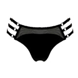 Dahlia Adjustable Side Thong-Bottoms-ELF Zhou-AvecAmourLingerie