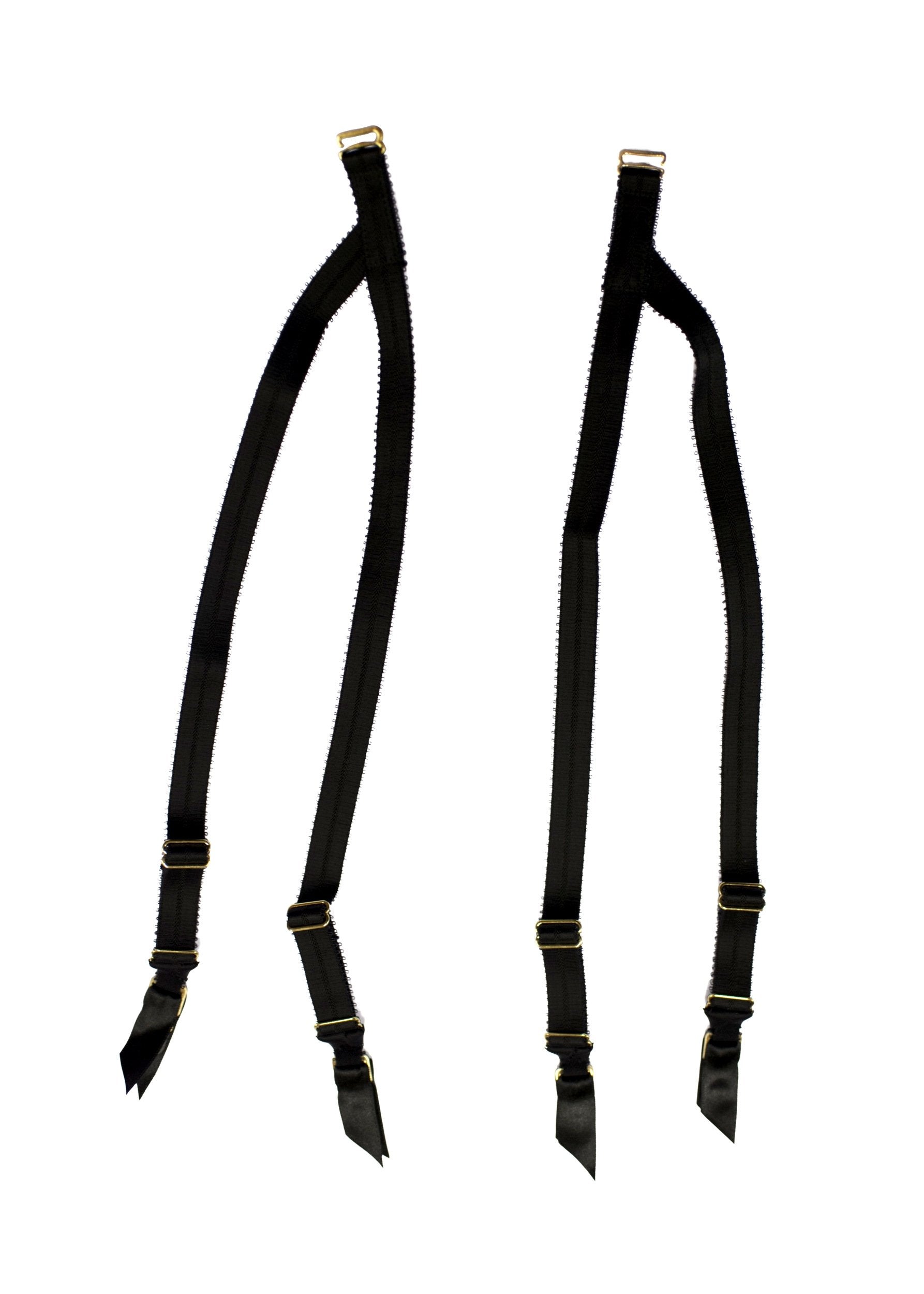 Tisja Damen Angel or Siren (Black) Garter - Avec Amour Lingerie Boutique