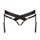 Signature Bondage (Black) Open Harness Brief-Bottoms-Bordelle-AvecAmourLingerie