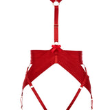 Asobi (Burnt Red) Harness-Bodywear-Bordelle-AvecAmourLingerie