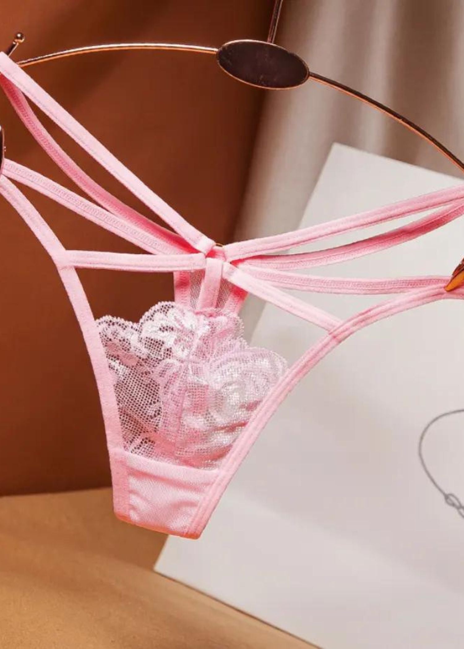 Unleash/ed Aisha Multi Strap Thong | Avec Amour Lingerie