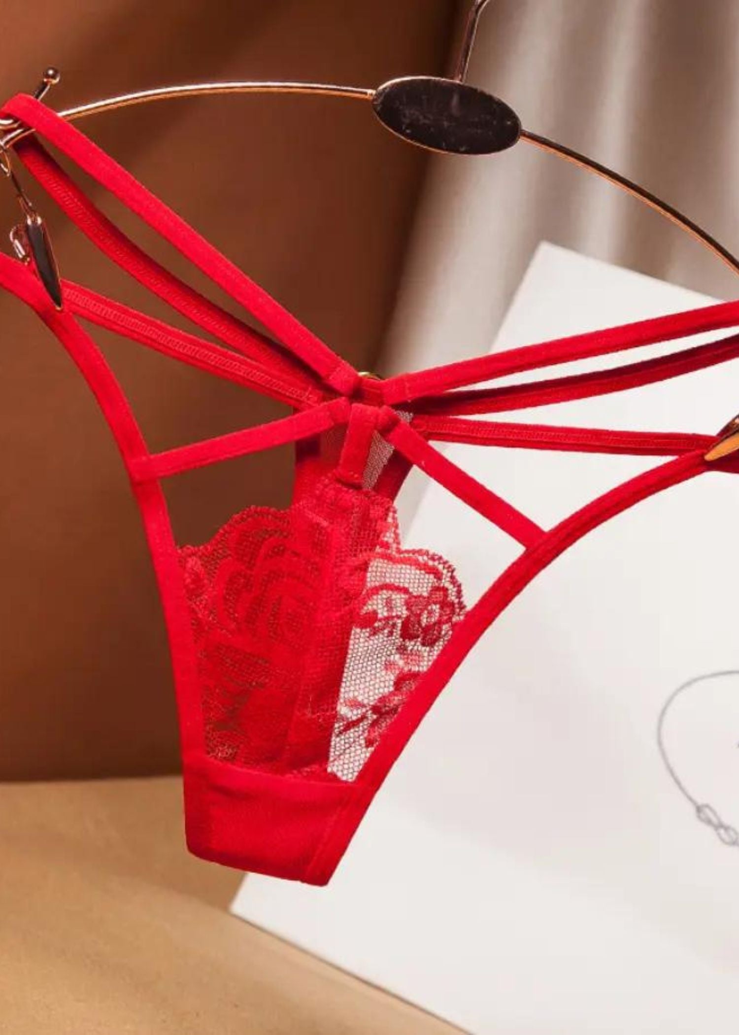 Unleash/ed Aisha Multi Strap Thong | Avec Amour Lingerie