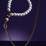 UPKO Moist Eyes Pearl Collar Choker / Necklace - Luxury Fashion Jewelry | Avec Amour Luxury Lingerie