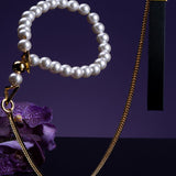 UPKO Moist Eyes Pearl Collar Choker / Necklace - Luxury Fashion Jewelry | Avec Amour Luxury Lingerie
