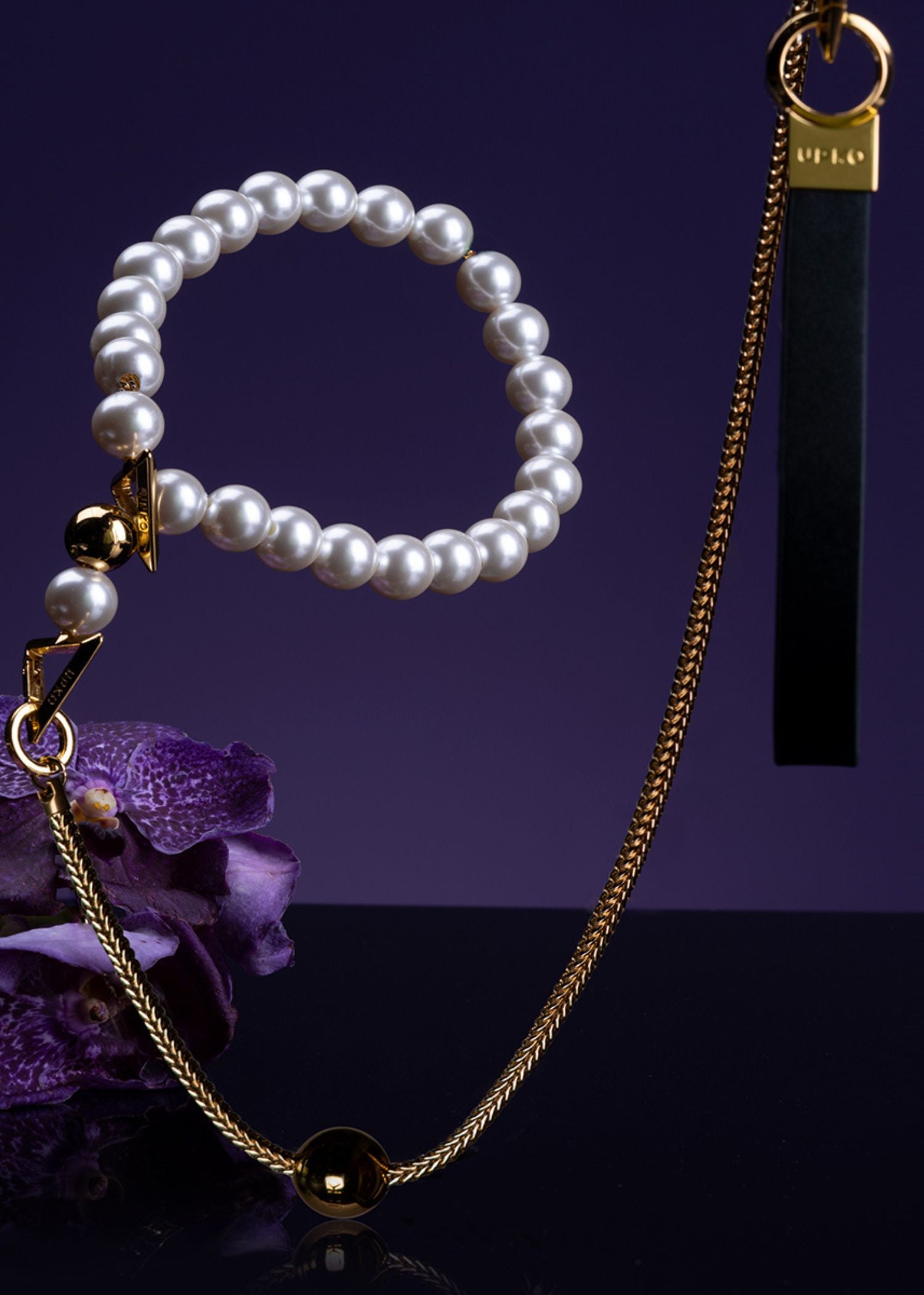 UPKO Moist Eyes Pearl Collar Choker / Necklace - Luxury Fashion Jewelry | Avec Amour Luxury Lingerie
