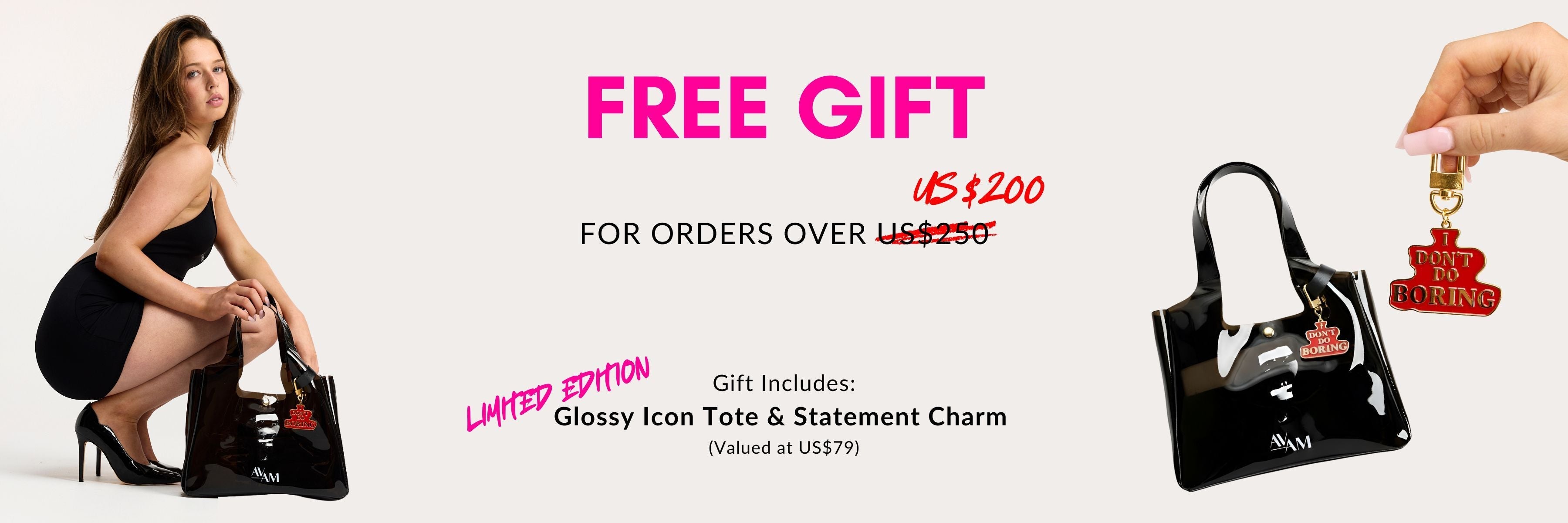 🎁 Black Friday Sale Gift with Purchase – Limited Edition AVAM Tote