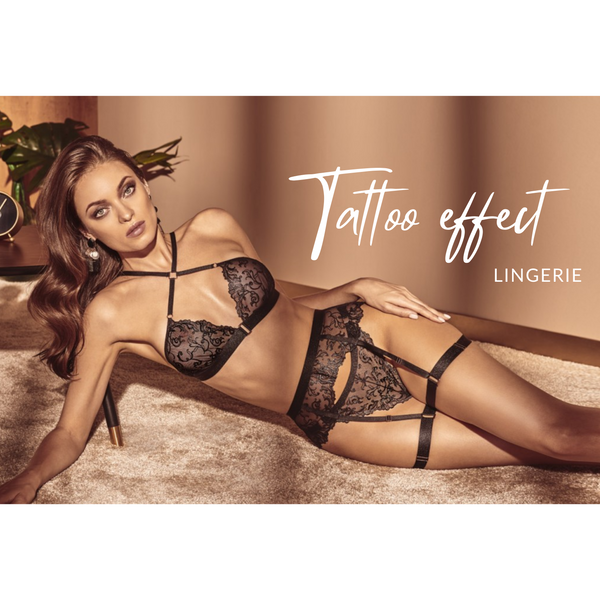 Tattoo Effect Lingerie: How To Wear This Trending New Intricate Style- Avec Amour Lingerie Boutique