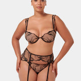 Marabel Thong (Black/Sheer)