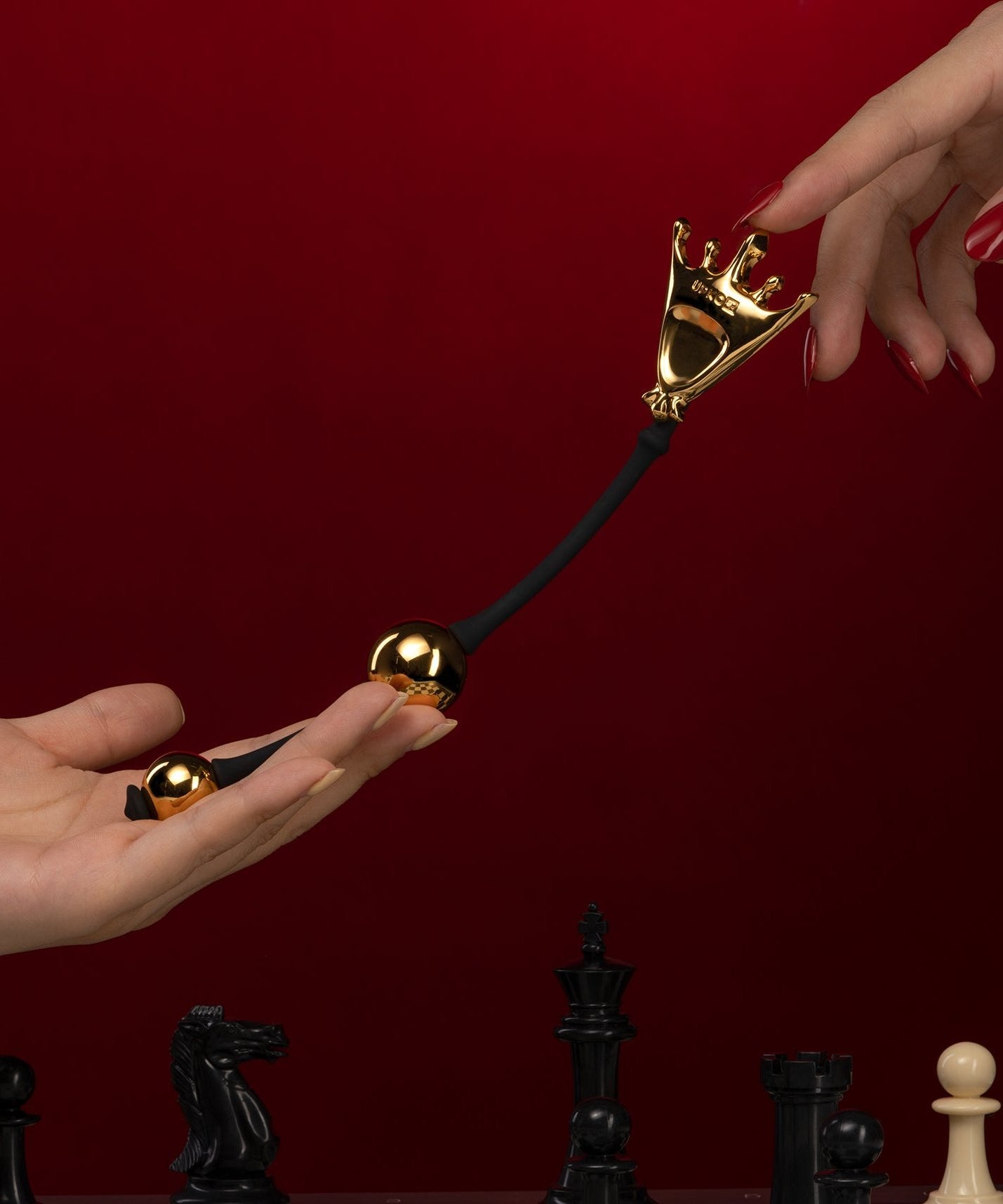 The Chess Queen Metal Balls