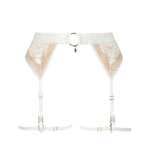 Atelier Amour AFTER MIDNIGHT Suspender Belt (Pearl) | Avec Amour Sexy Lingerie