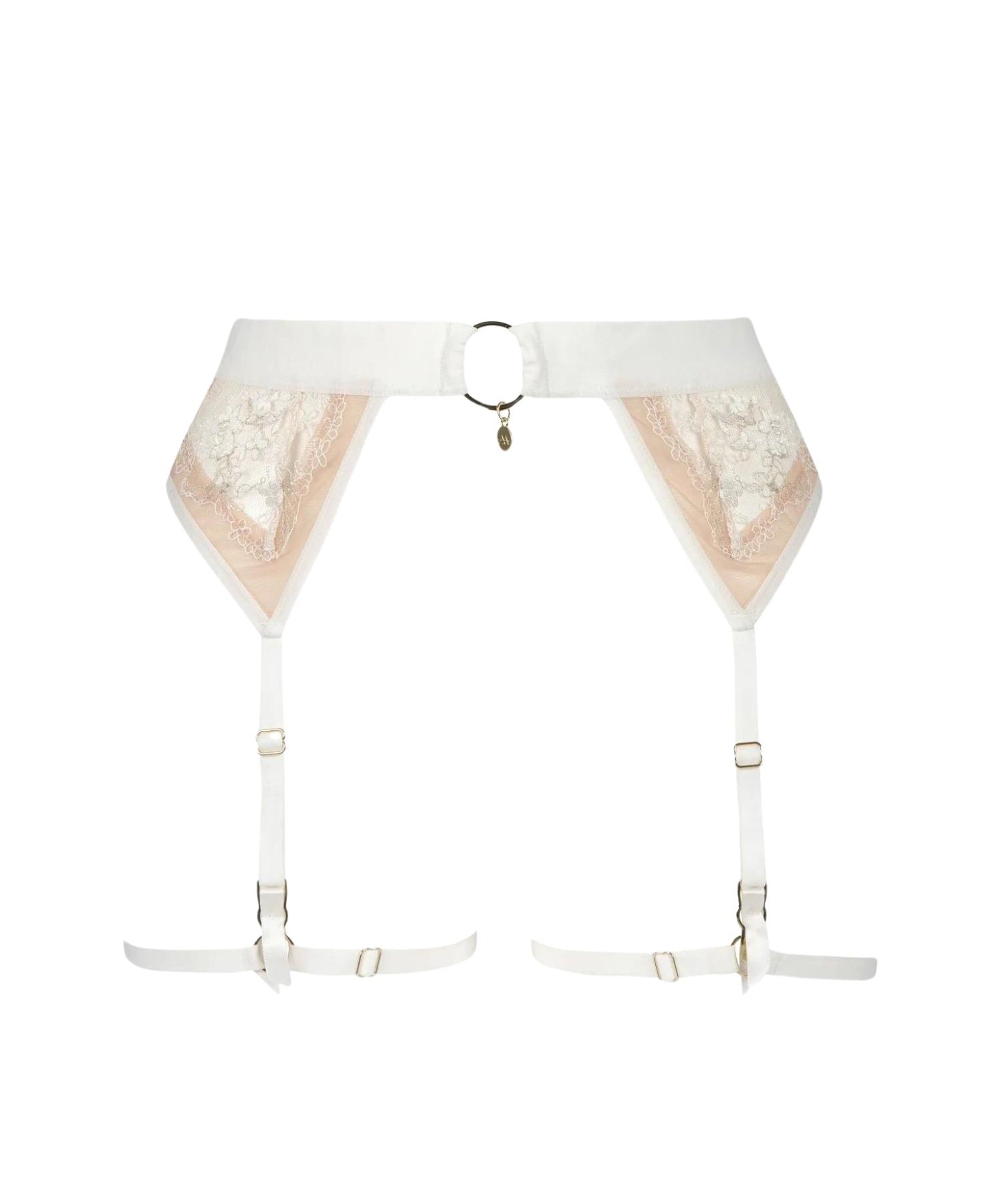 Atelier Amour AFTER MIDNIGHT Suspender Belt (Pearl) | Avec Amour Sexy Lingerie
